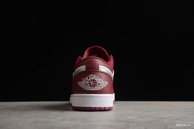 553558-615 Jordan White Low Bordeaux 1 0101